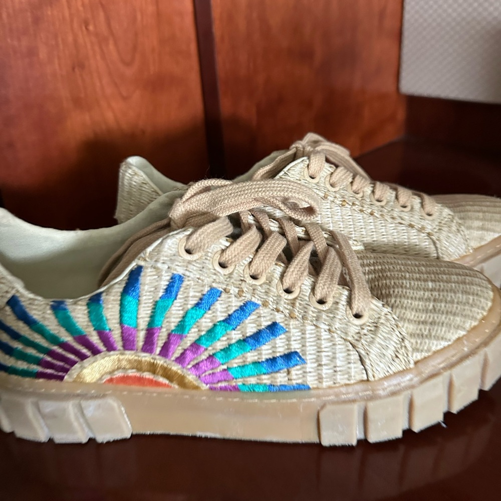 FARM Rio Multicolor Embroidered Sneakers